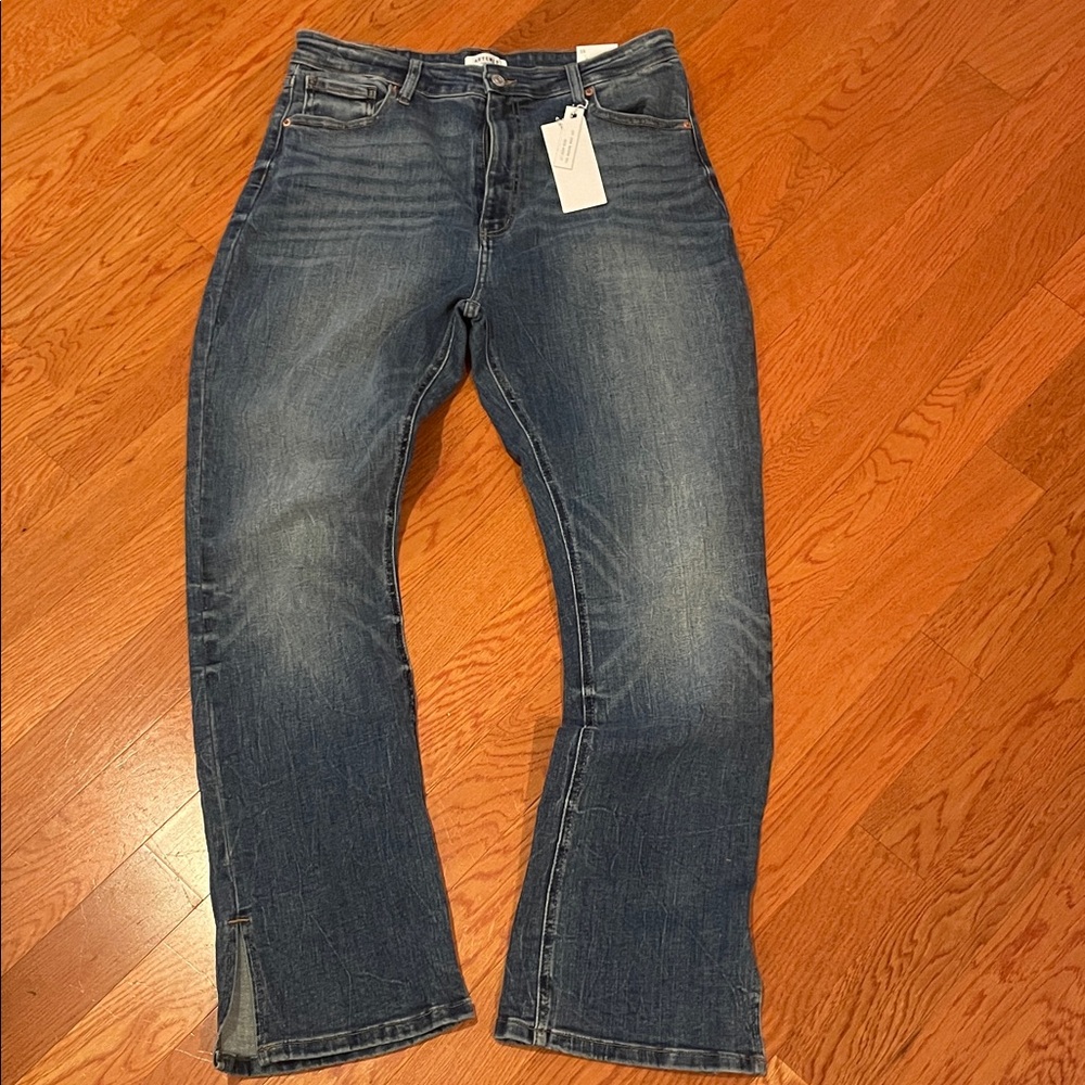 Artemis Design Co. Deep Blue Straight Leg Jeans‎